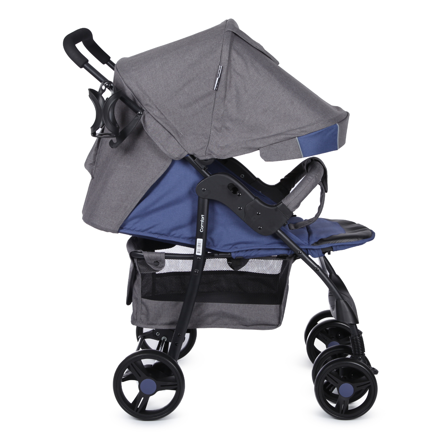 Коляска прогулочная Babyton Comfort Blue-Grey - фото 3