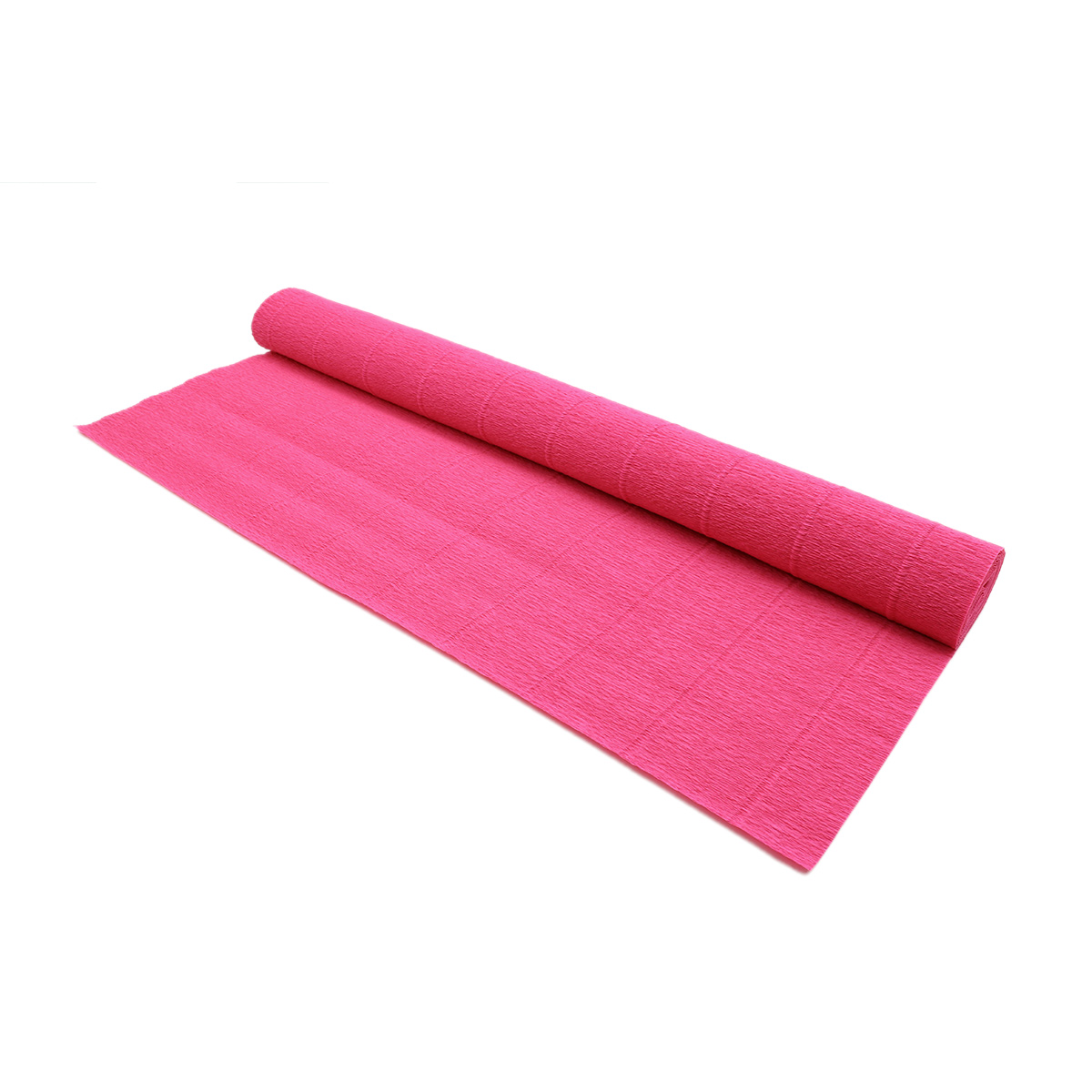 Бумага Айрис гофрированная креповая для творчества 50 см х 2.5 м 140 гр ярко-розовая - фото 3