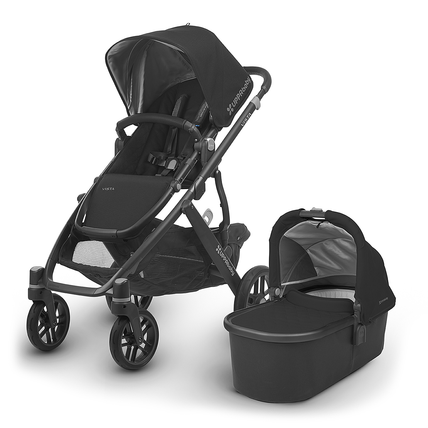 Коляска 2 в 1 UPPAbaby Vista 2018 Jake Black - фото 1