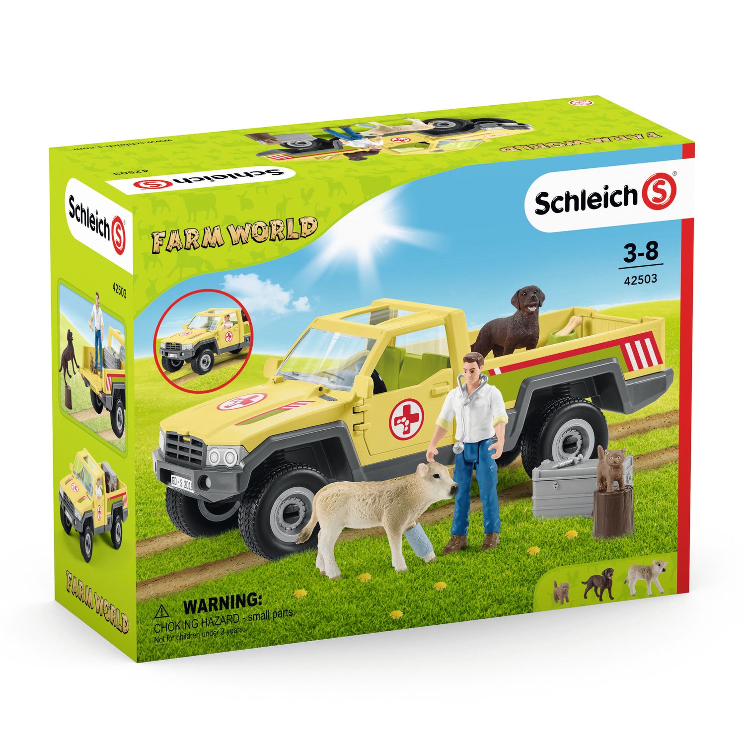 Набор SCHLEICH Визит ветеринара на ферму 12предметов 42503 - фото 2