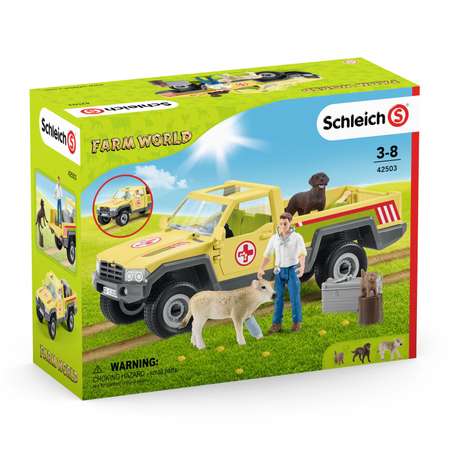 Набор SCHLEICH Визит ветеринара на ферму 12предметов 42503