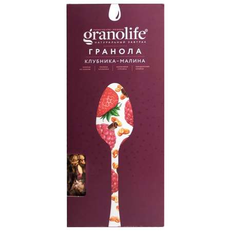 Гранола Granolife клубника-малина 200г