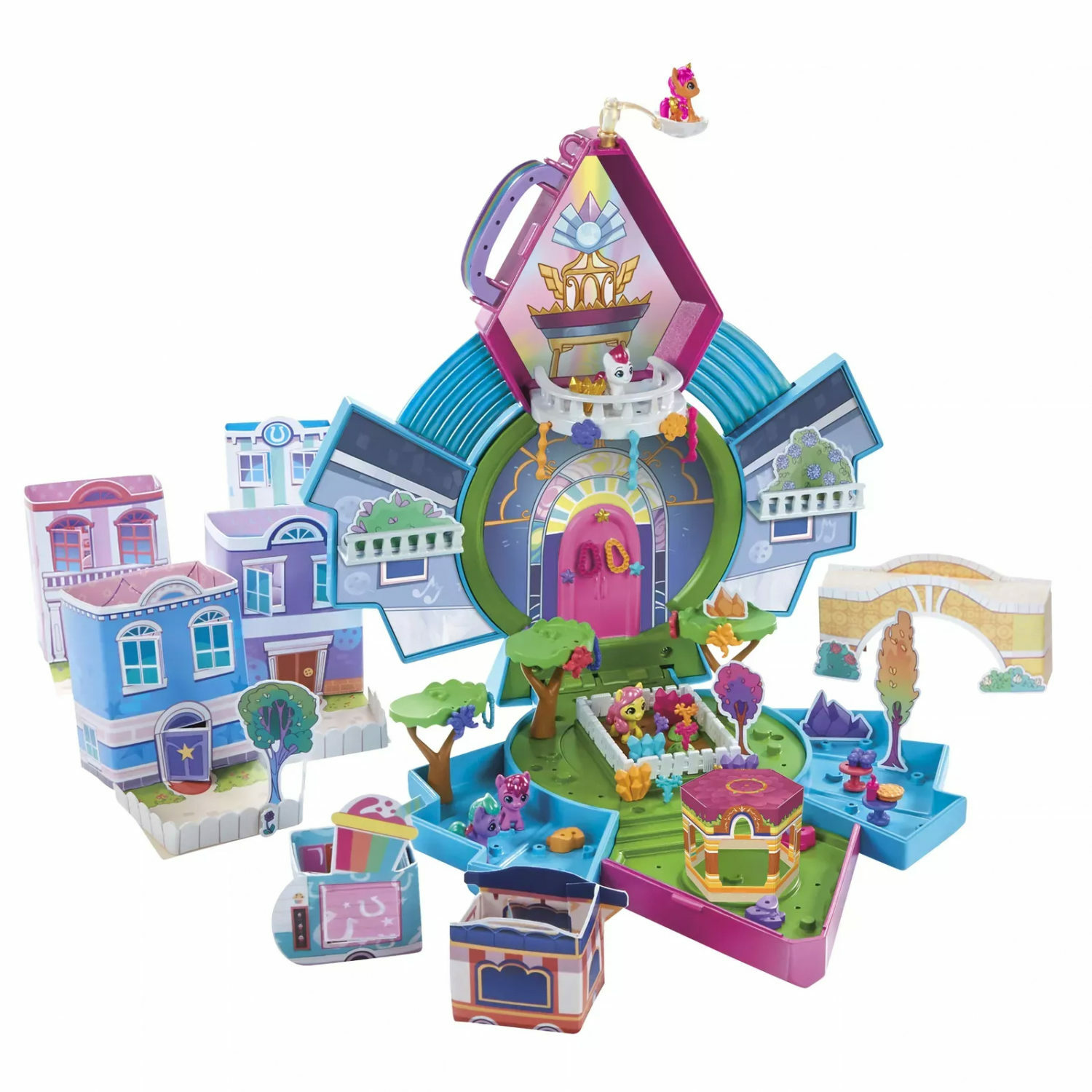 Игровой набор My Little Pony Mini World Magic Epic Mini Crystal House F3875 - фото 2