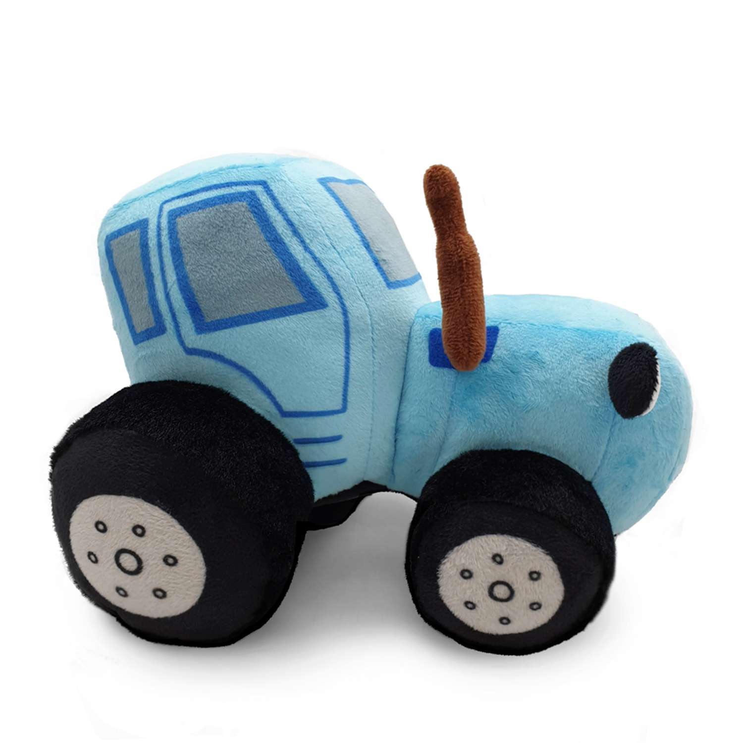 Мягкая игрушка Играмир Синий трактор с трубой - фото 2