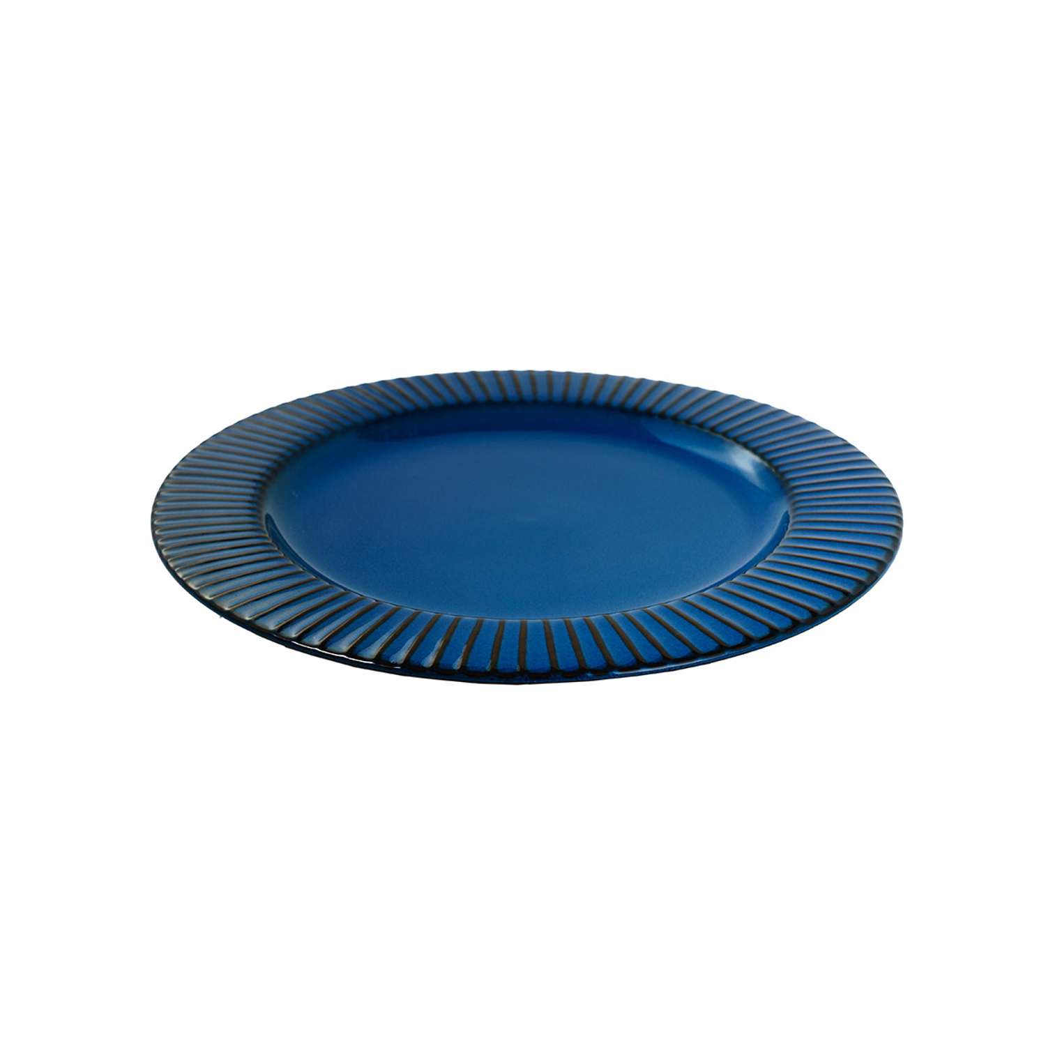 Набор тарелок Синие Грани Керамические обеденные 27 см 4 шт - фото 7