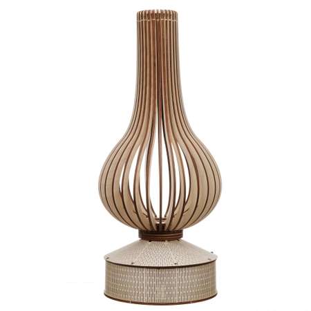 Сборная модель деревянная TADIWOOD Лампа Ретро 50 см. 45 деталей