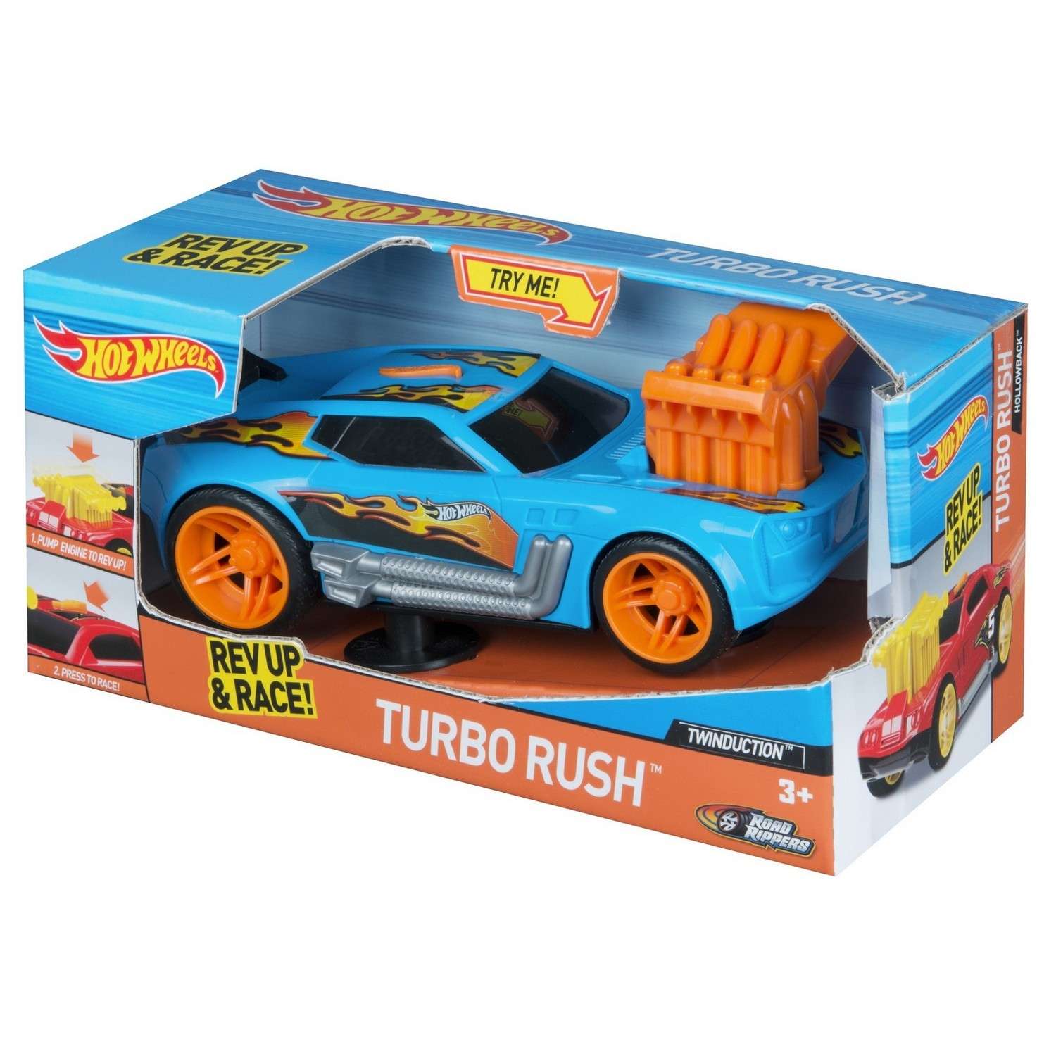 Машинка Hot Wheels Twinduction механическая 91611 - фото 3