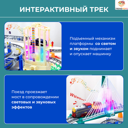 Развивающая железная дорога TrendToys