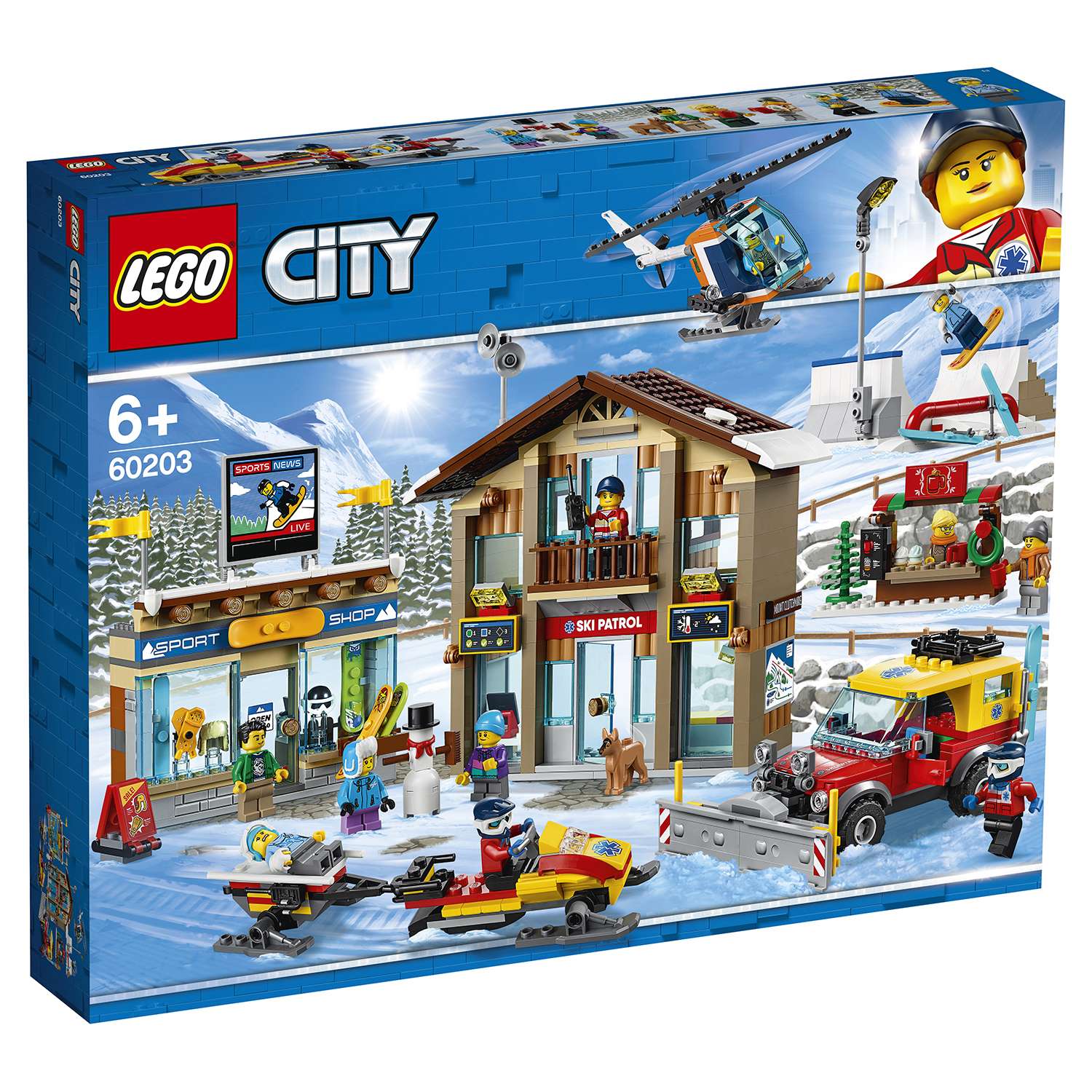 Конструктор LEGO City Town Горнолыжный курорт 60203 - фото 2