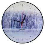 Настенные часы Perfeo PF-WC-006 зимний лес