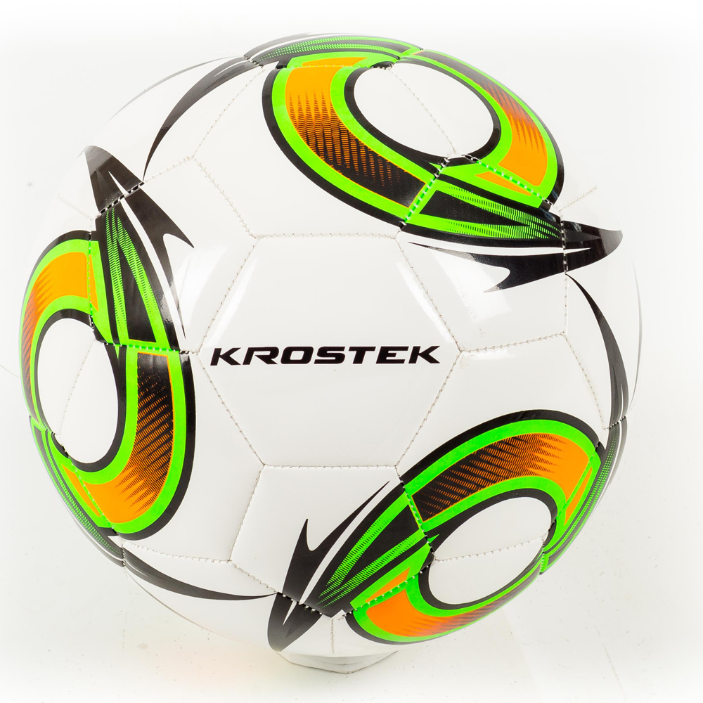 Мяч Krostek футбольный 3 size 5 TPU полиуретан - фото 1
