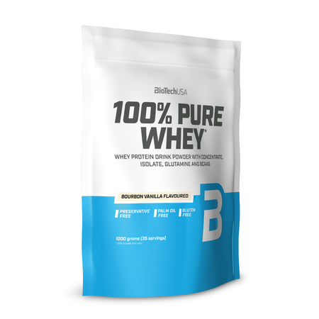 Протеин BiotechUSA 100% Pure Whey 1000 г. Бурбонская ваниль