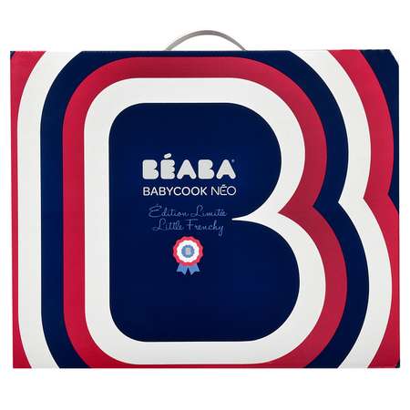 Пароварка-блендер BEABA Babycook Neo со стеклянной чашей Синий-Красный