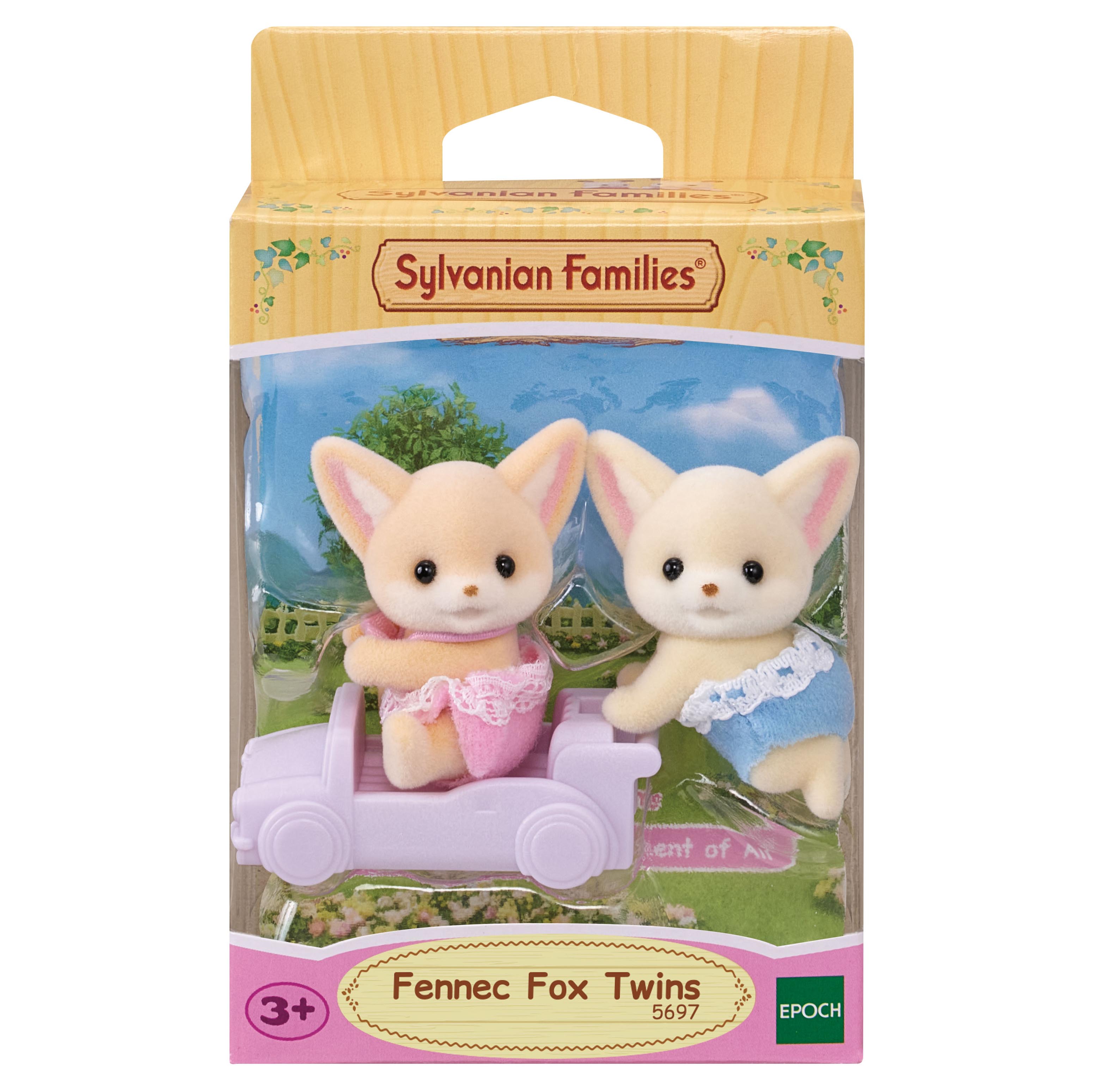 Набор Sylvanian Families Лисички фенек двойняшки 5697 купить по цене 1099 ₽  в интернет-магазине Детский мир