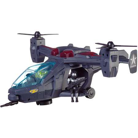 Вертолет Боевая сила ABTOYS Военный ястребиный глаз электромеханический Световые и звуковые эффекты