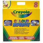 фломастеры для письма на доске Crayola 8 цветов радуги