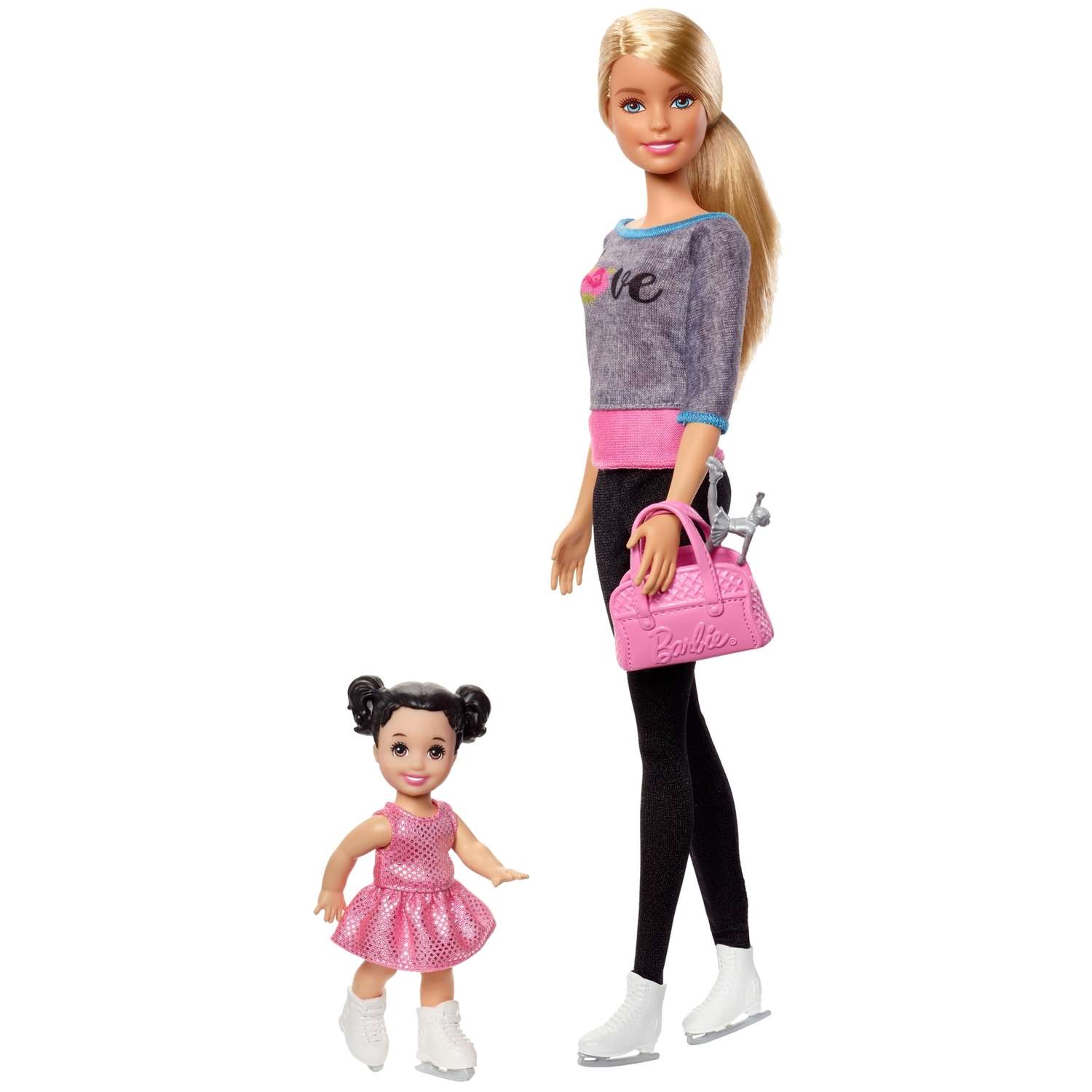 Набор игровой Barbie Спортивная карьера Барби-тренер по фигурному катанию FXP38 FXP37 - фото 1