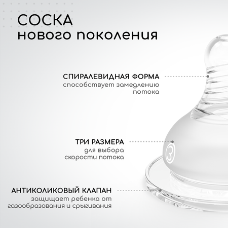 Бутылочка для кормления Miyoumi Sage -300 ml 2шт