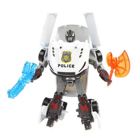 Машина-робот Пламенный мотор Трансформер Полиция 870413