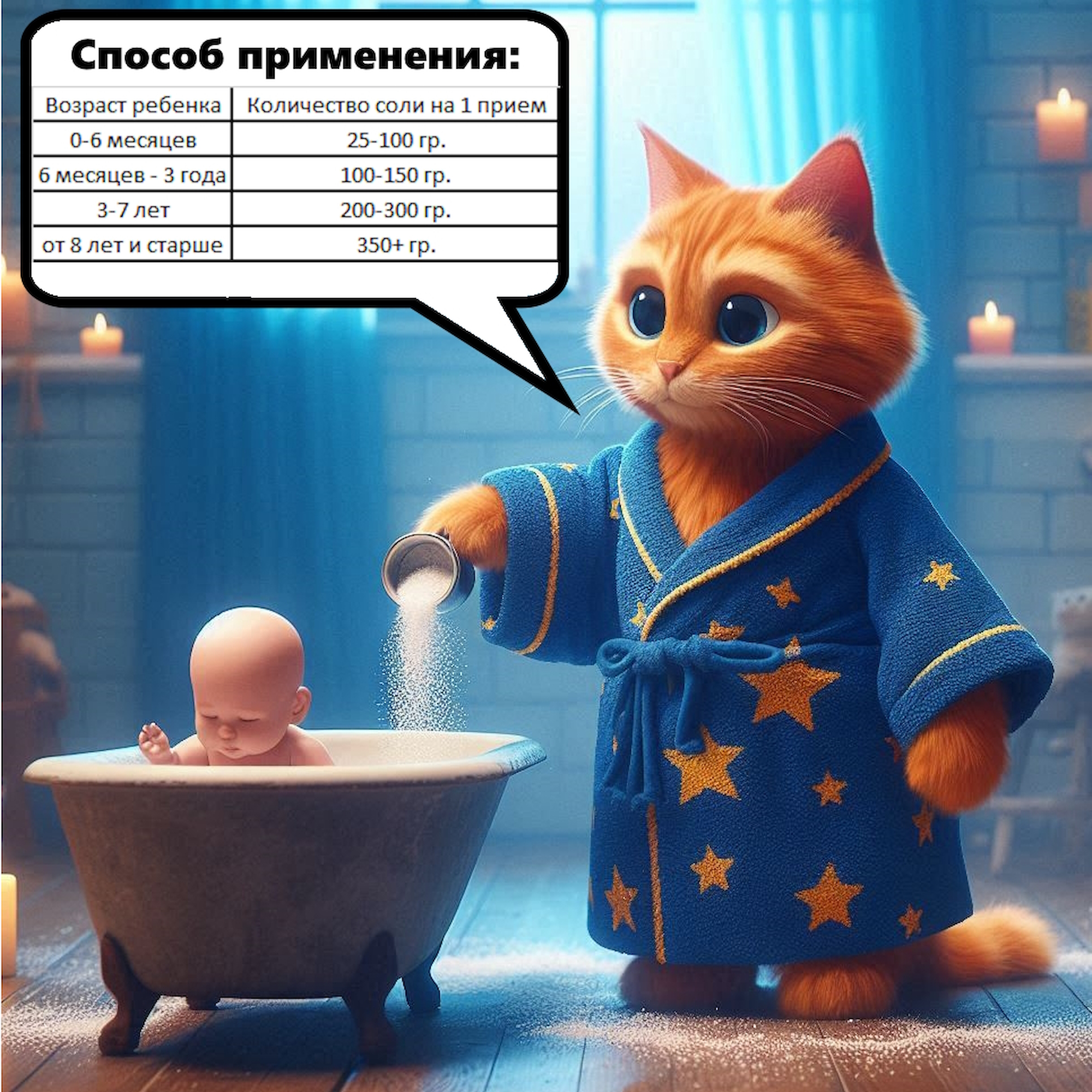 Магниевая английская соль для ванн Magic cat 3000 гр Epsom - фото 6