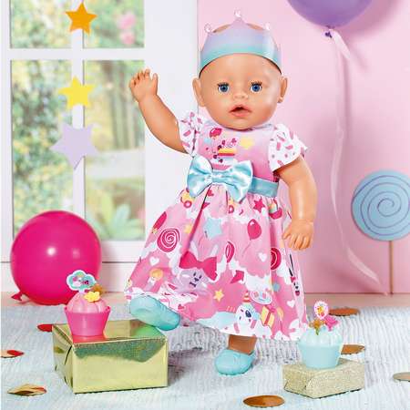 Набор игровой Baby Born Платье для кукол праздничное 43см 41281