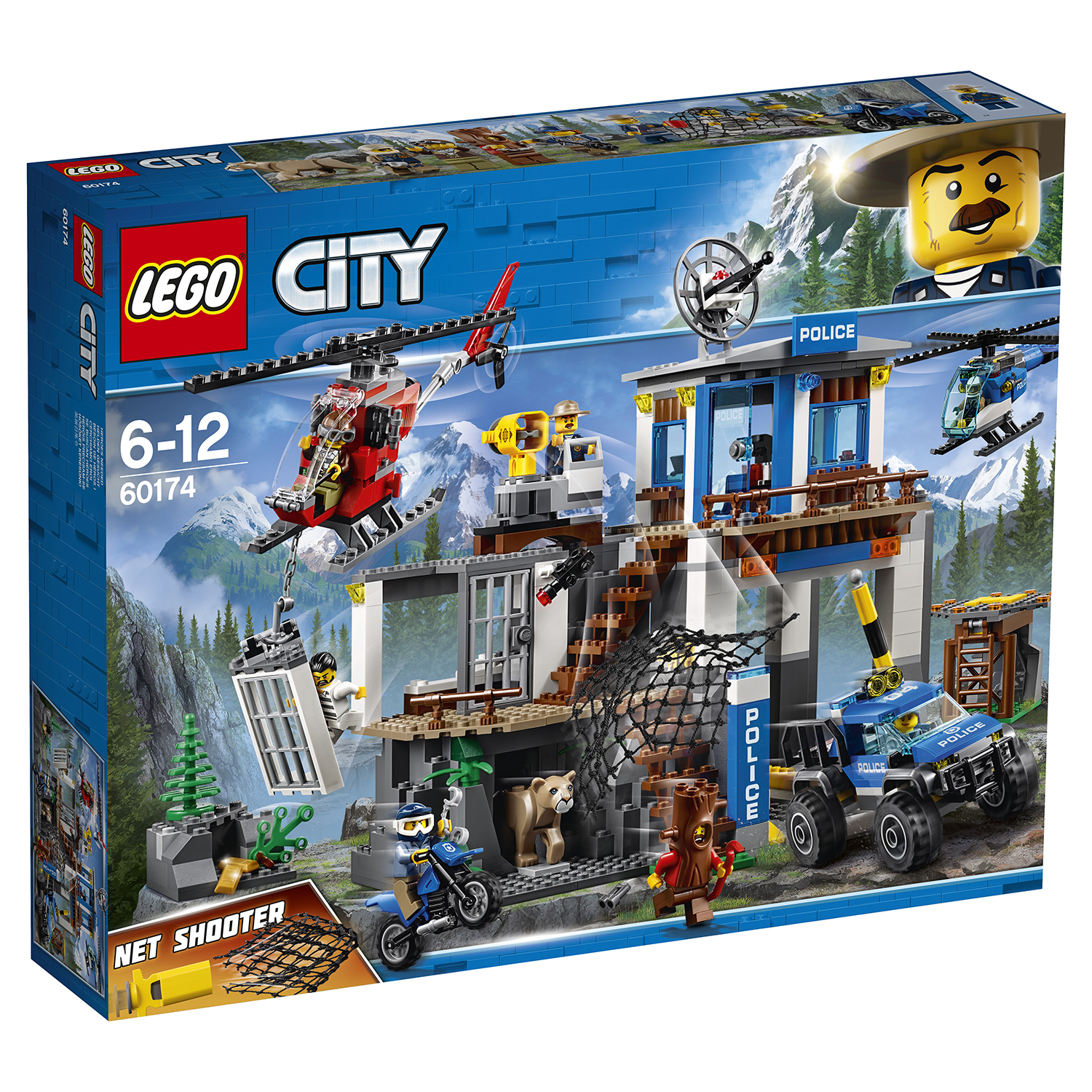 Конструктор LEGO Полицейский участок в горах City Police (60174) купить по  цене 5999 ₽ в интернет-магазине Детский мир