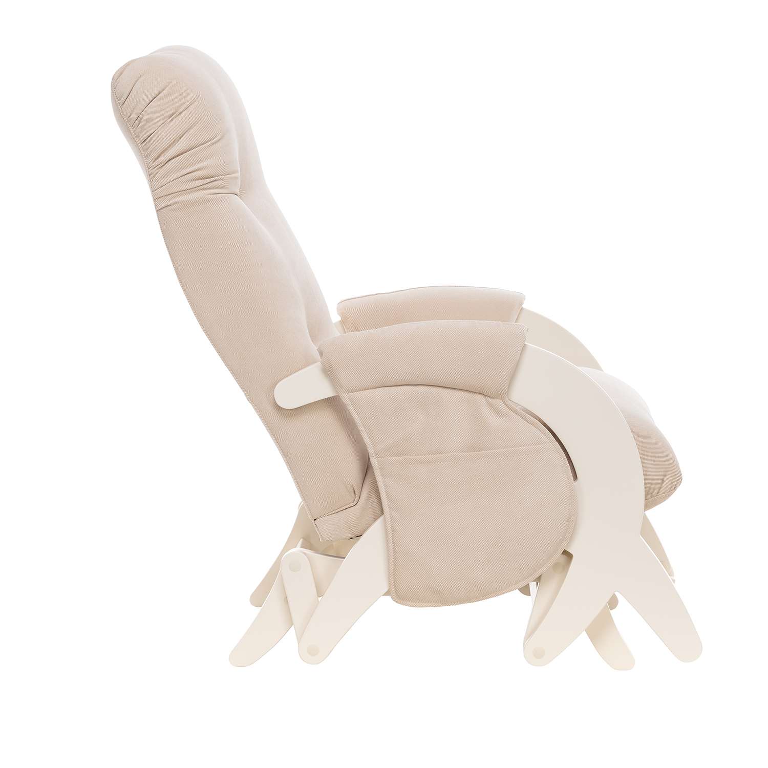 Кресло для кормления Milli Dream с карманами Дуб шампань ткань Verona Vanilla - фото 7