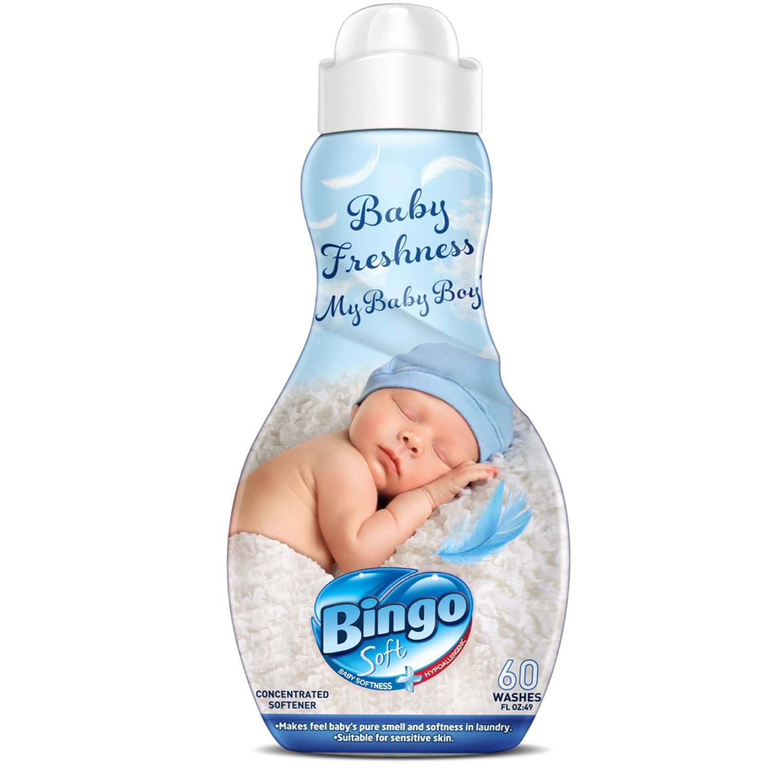 Кондиционер для детского белья Bingo Baby boy Soft 1440мл - фото 1