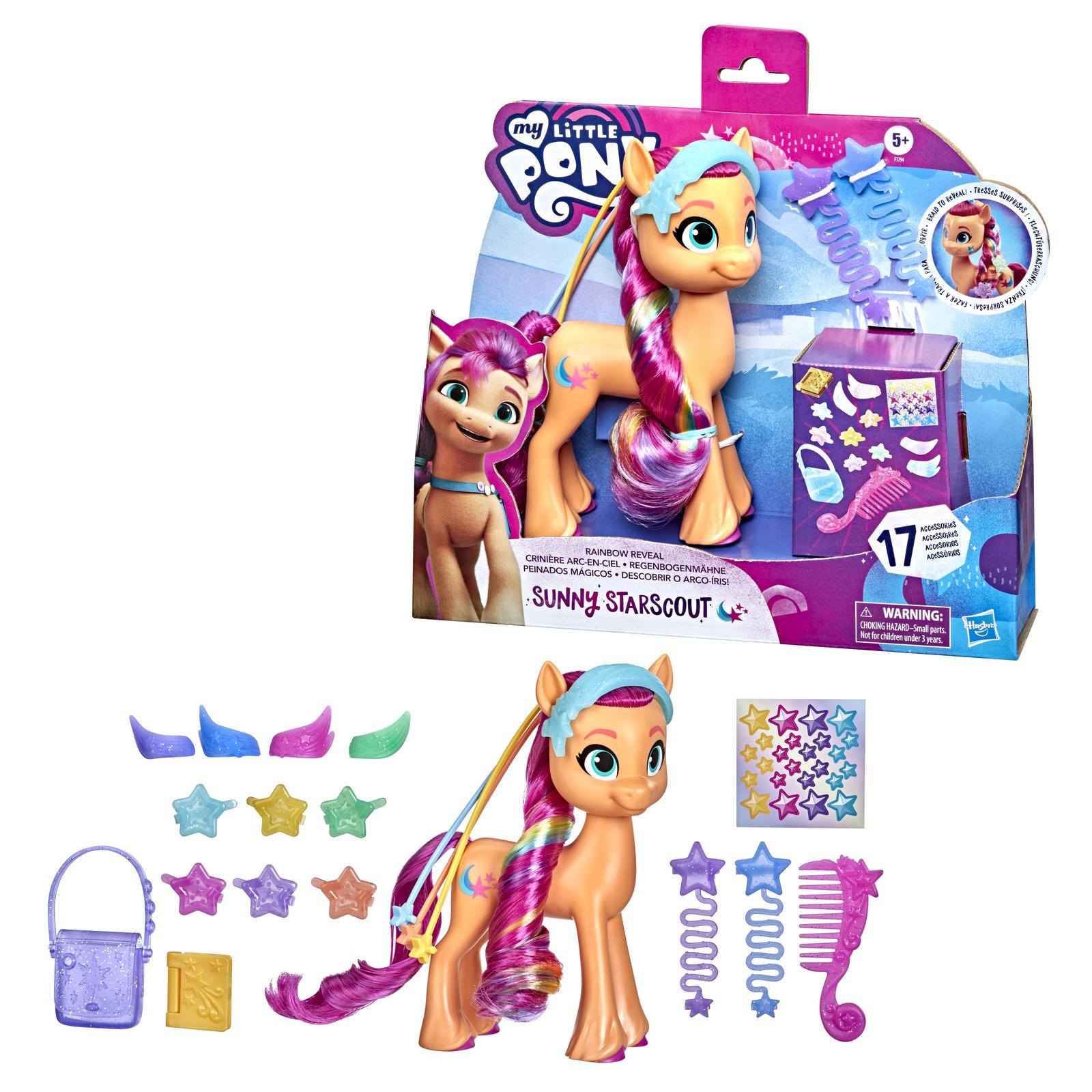 Игрушка My Little Pony Пони фильм Радужные волосы Санни F17945L0 - фото 7