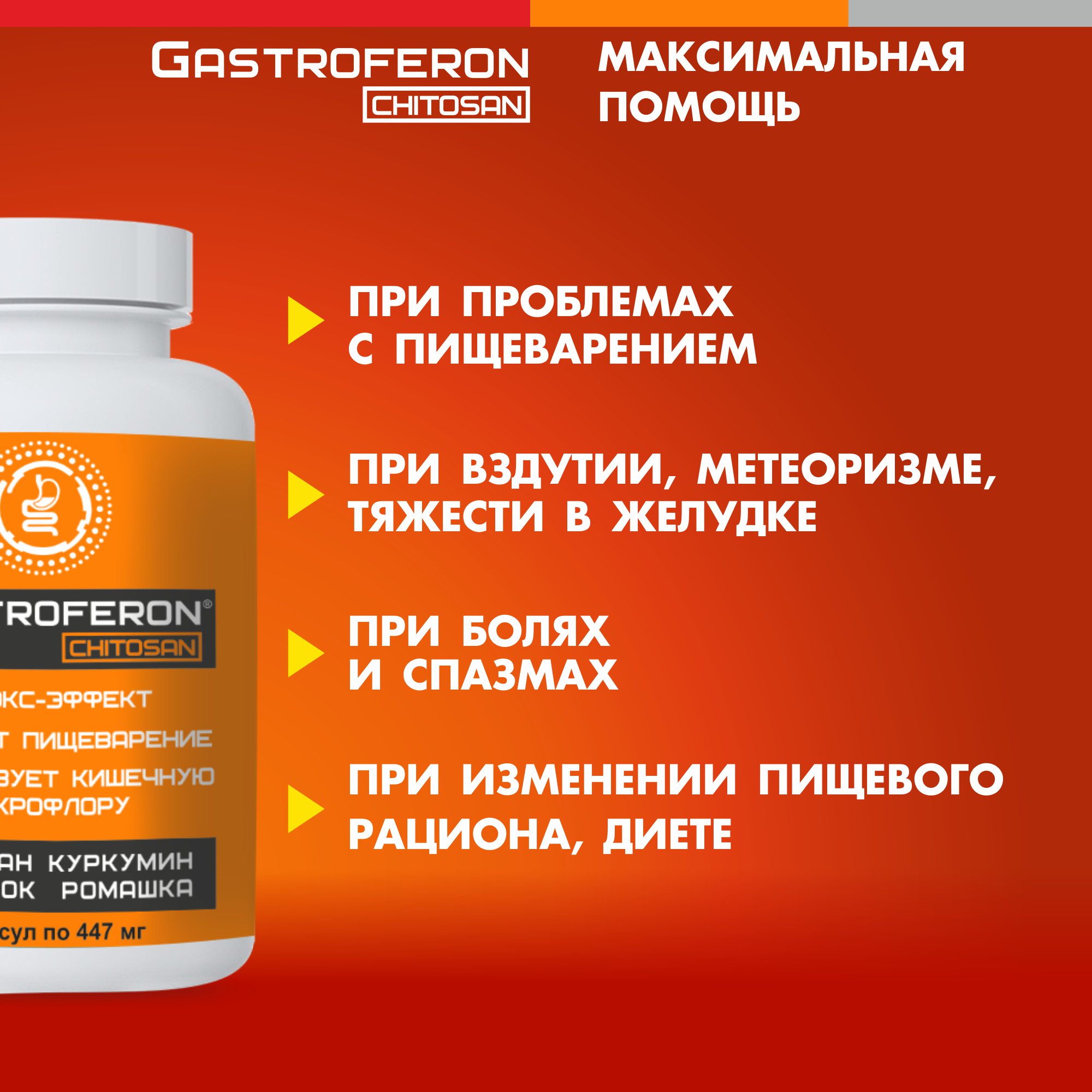 Бад VECTOR-MEDICA ГАСТРОФЕРОН ХИТОЗАН Куркумин Детокс Очищение организма - фото 5