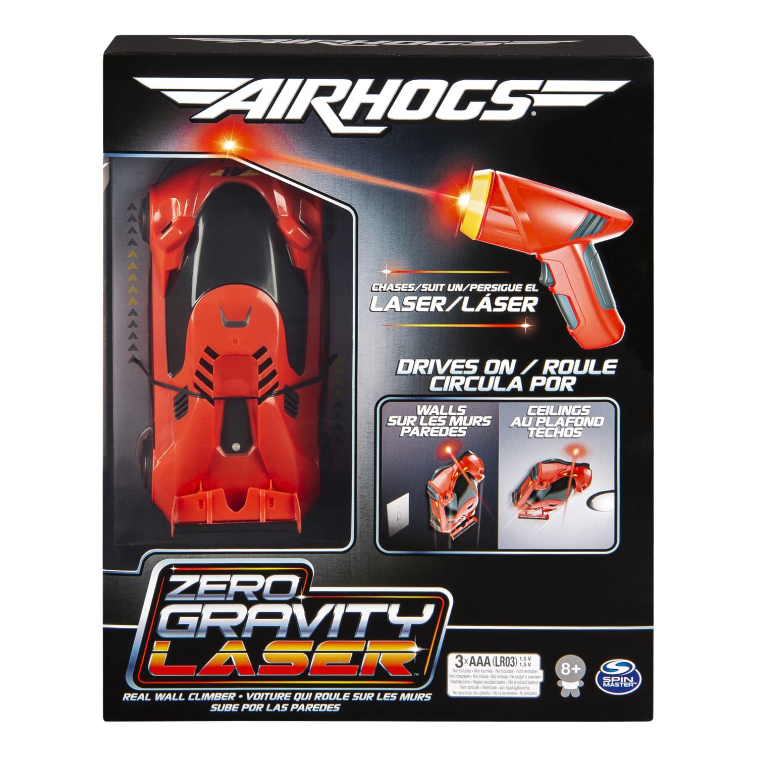 Машинка Air Hogs Zero Gravity Красная 6054126 купить по цене 1199 ₽ в  интернет-магазине Детский мир