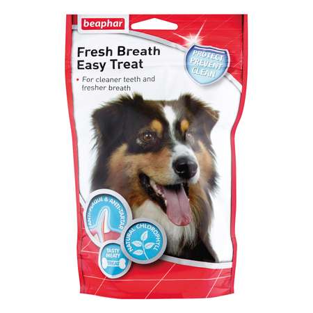 Подушечки для собак Beaphar Breat Treat для чистки зубов 150г