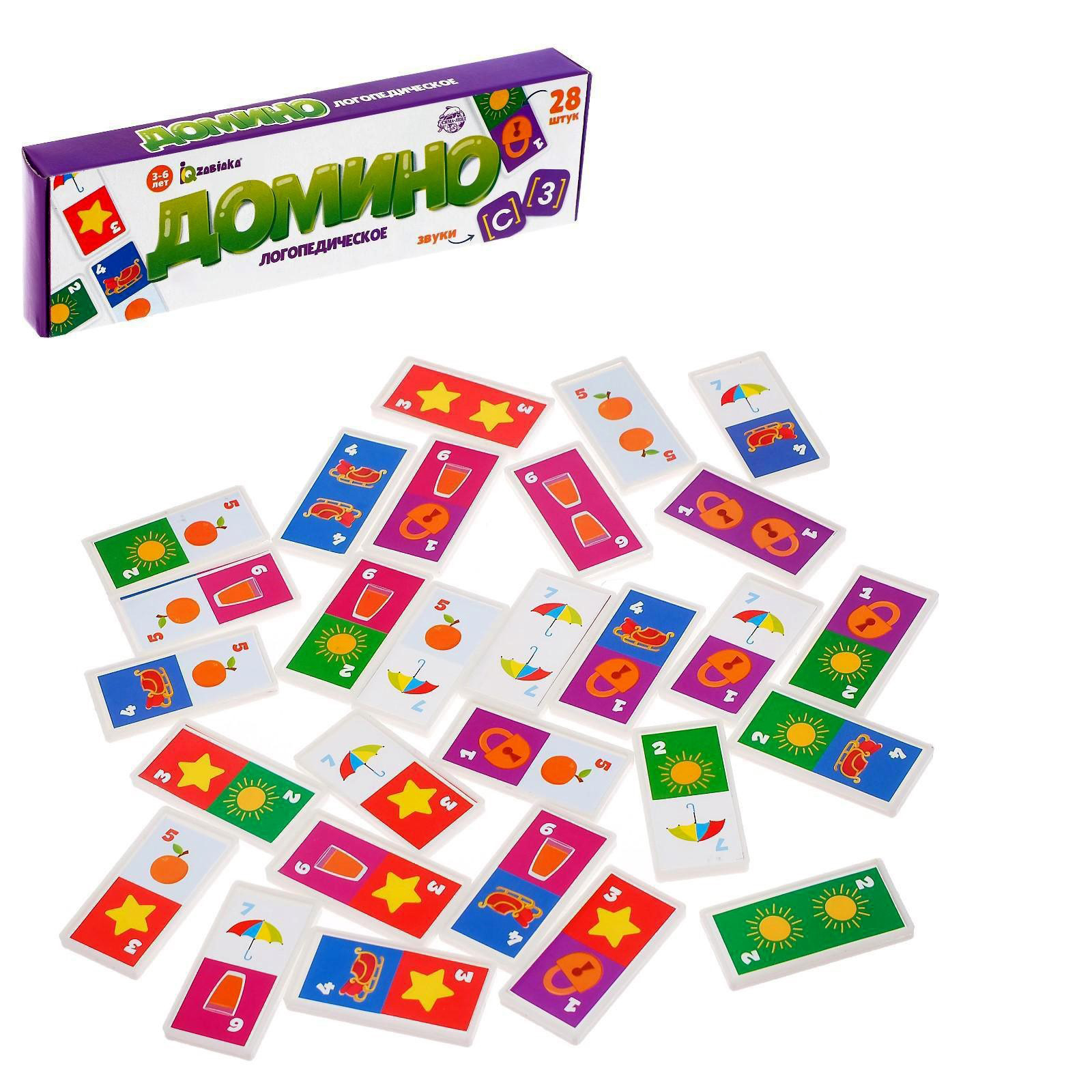 Настольная игра IQ-ZABIAKA Домино - фото 2