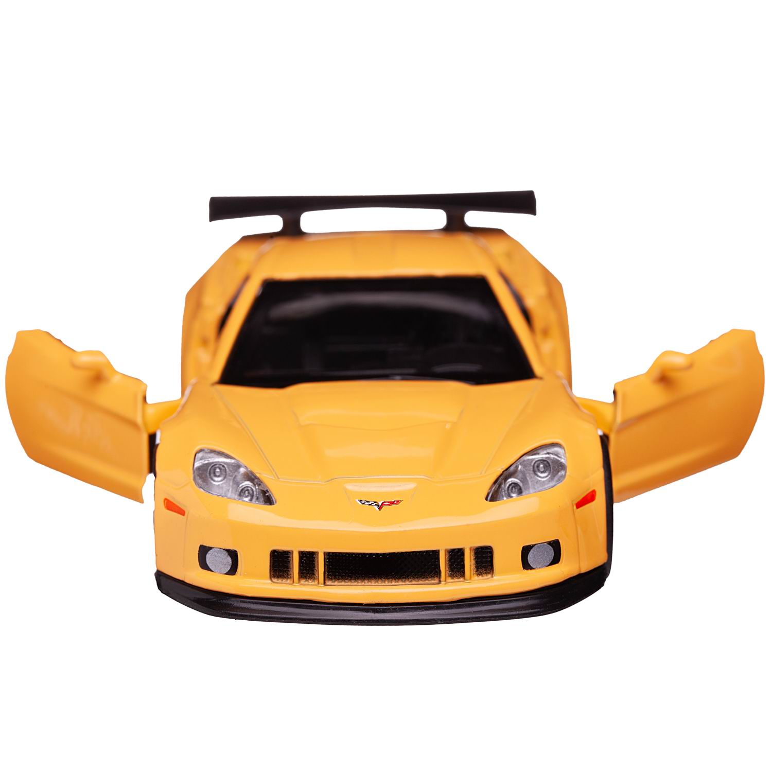 Автомобиль Uni-Fortune Chevrolet 1:32 фрикционный желтый 554003-YL - фото 7