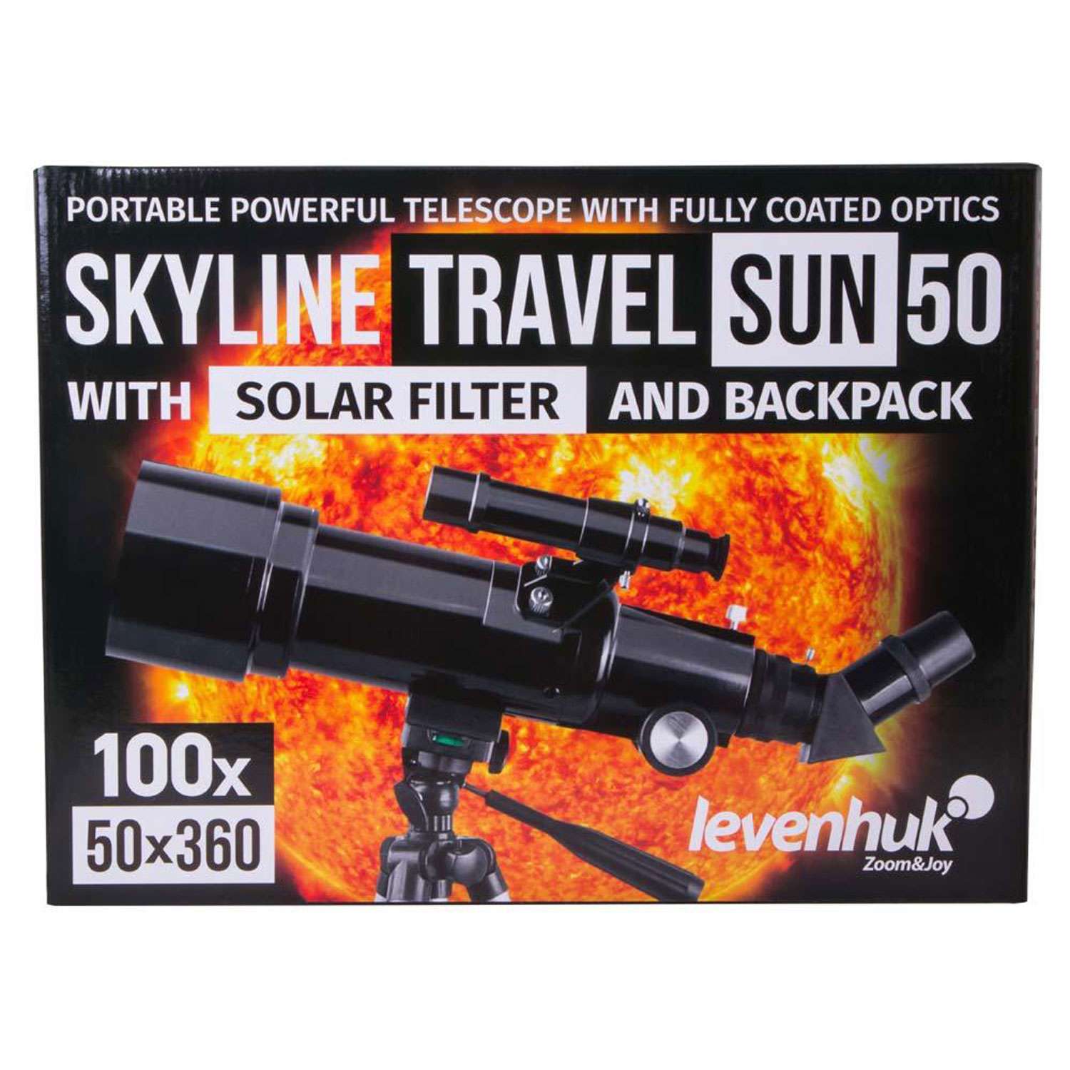 Телескоп Levenhuk Skyline Travel Sun 50 - фото 16