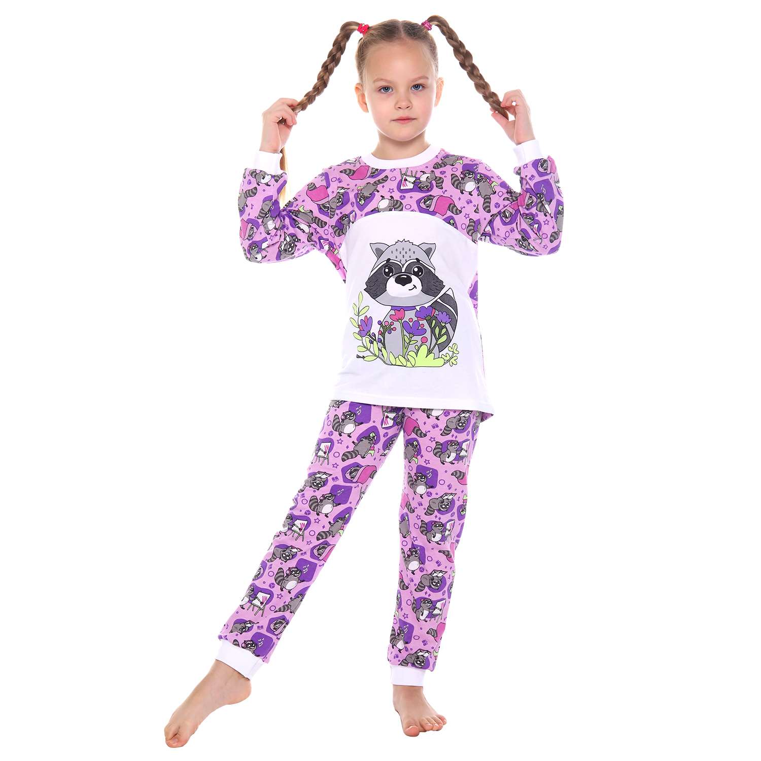Пижама Детская Одежда 0025К/сиреневый2 - фото 1