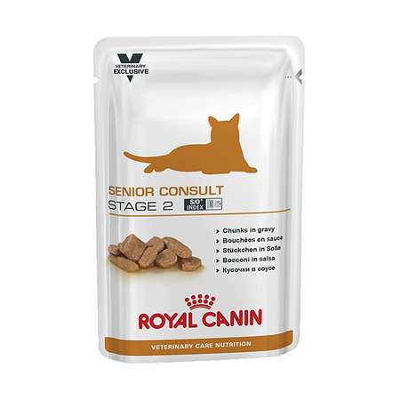 Корм для кошек ROYAL CANIN Senior Consult Stage2 0.1кг для кастрированных пожилых консервированный