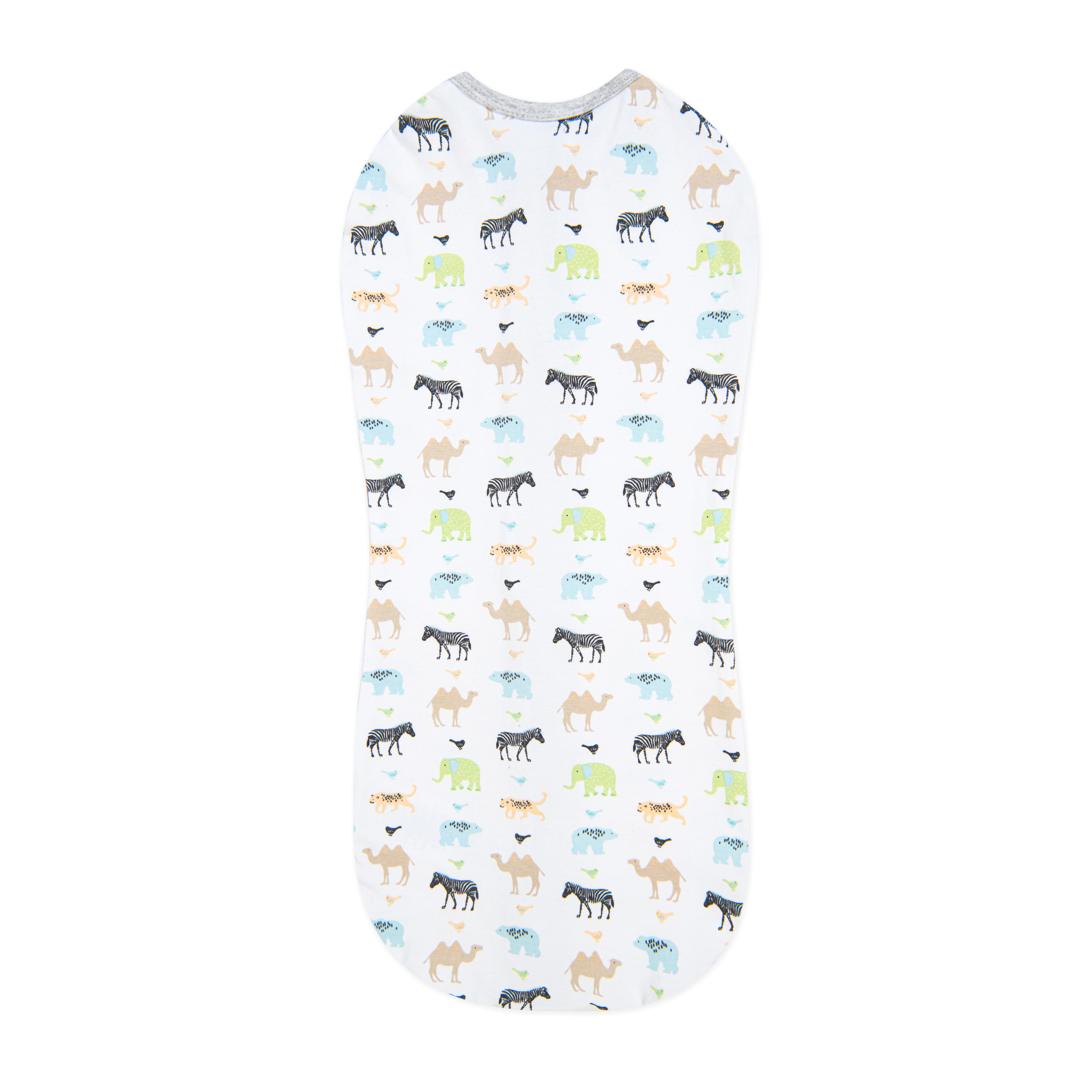 Конверт для пеленания Summer Infant Swaddlepod Зверята на молнии S 58856 - фото 4