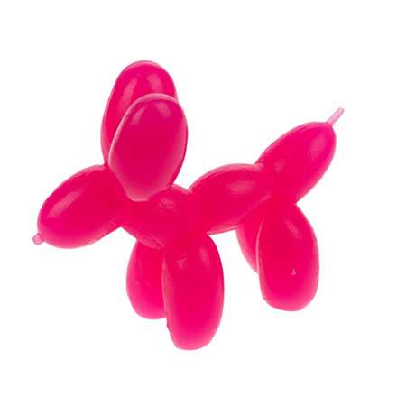 Игрушка-антистресс 1TOY Жмяка собака-воздушный шарик Розовая