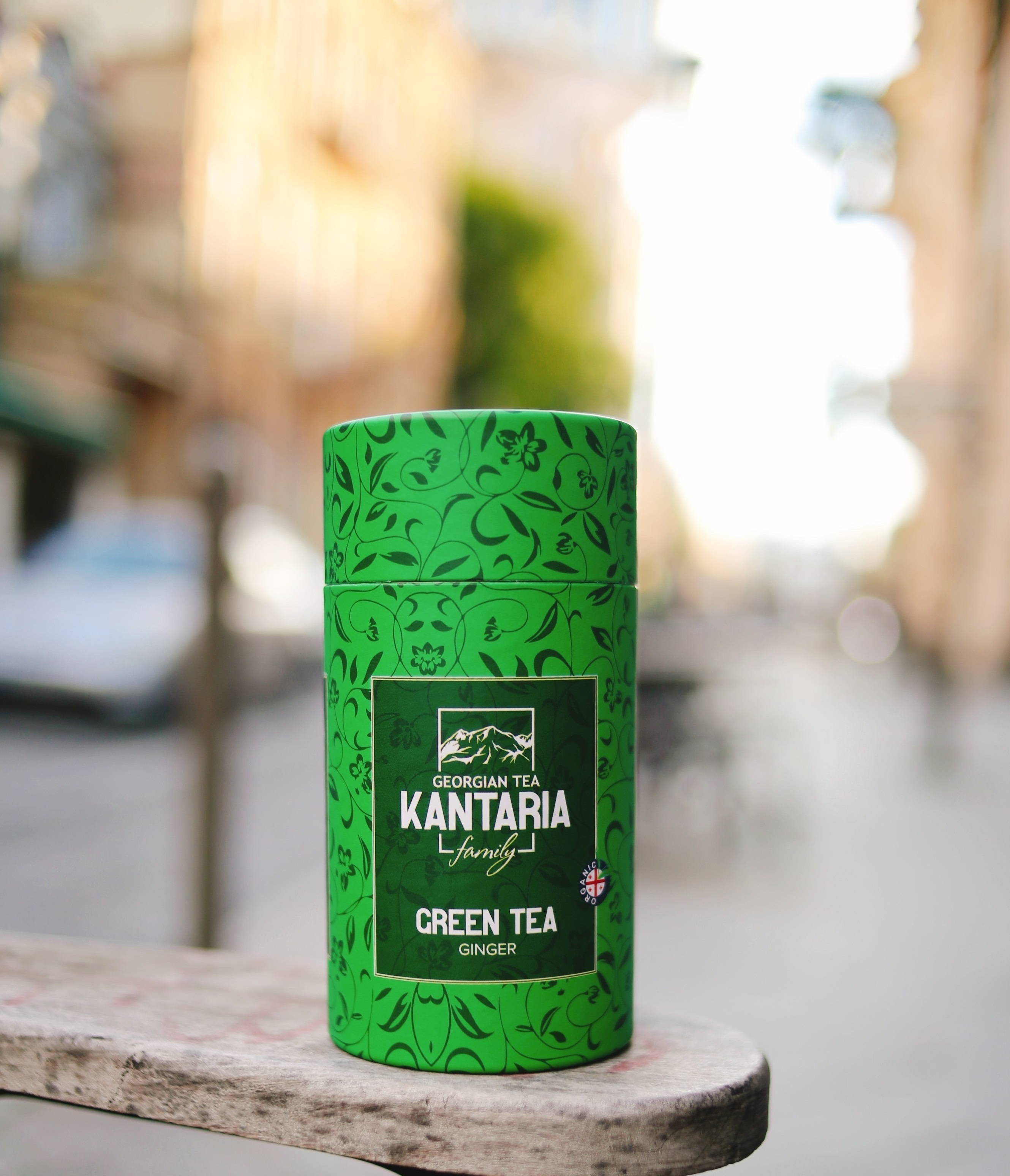 Зеленый крупнолистовой чай KANTARIA в тубе c имбирем - фото 6