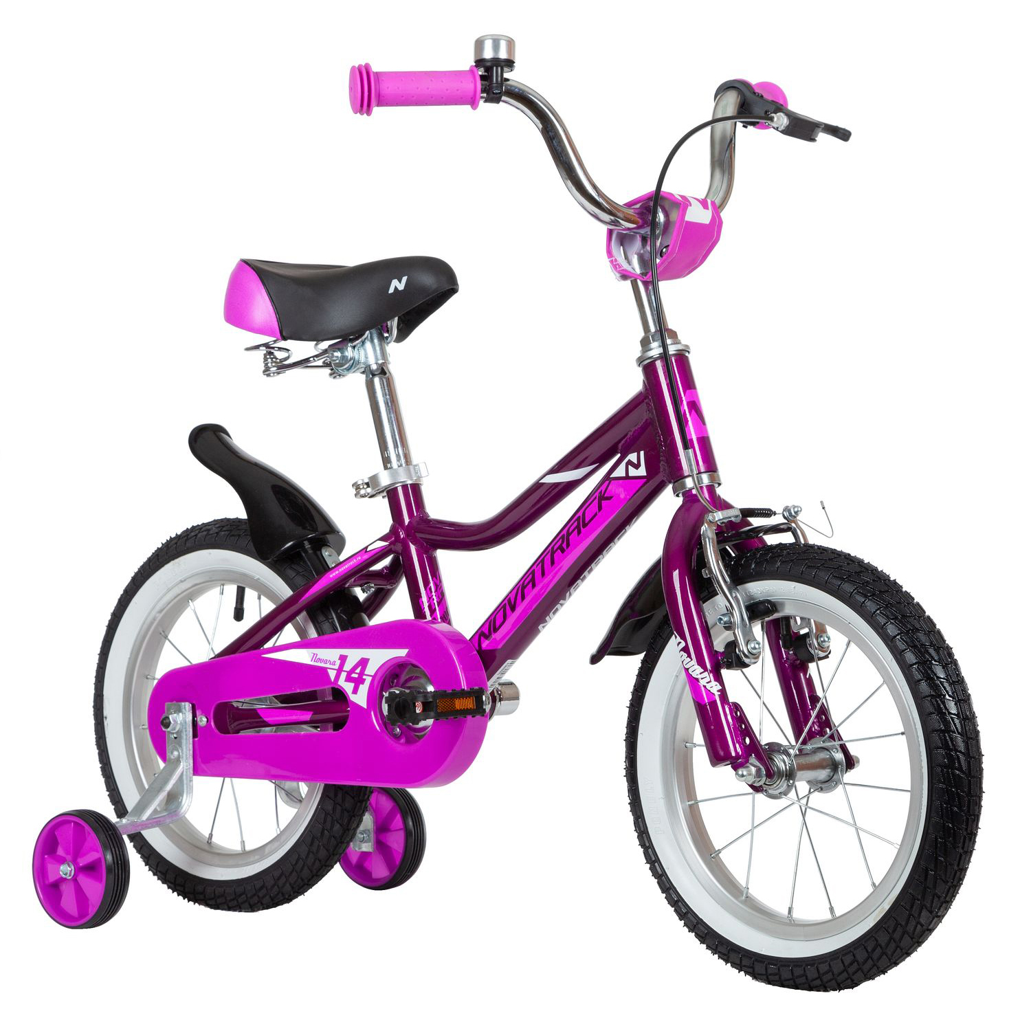 Велосипед 14NOVARA фиолетовый. NOVATRACK NOVARA - фото 3