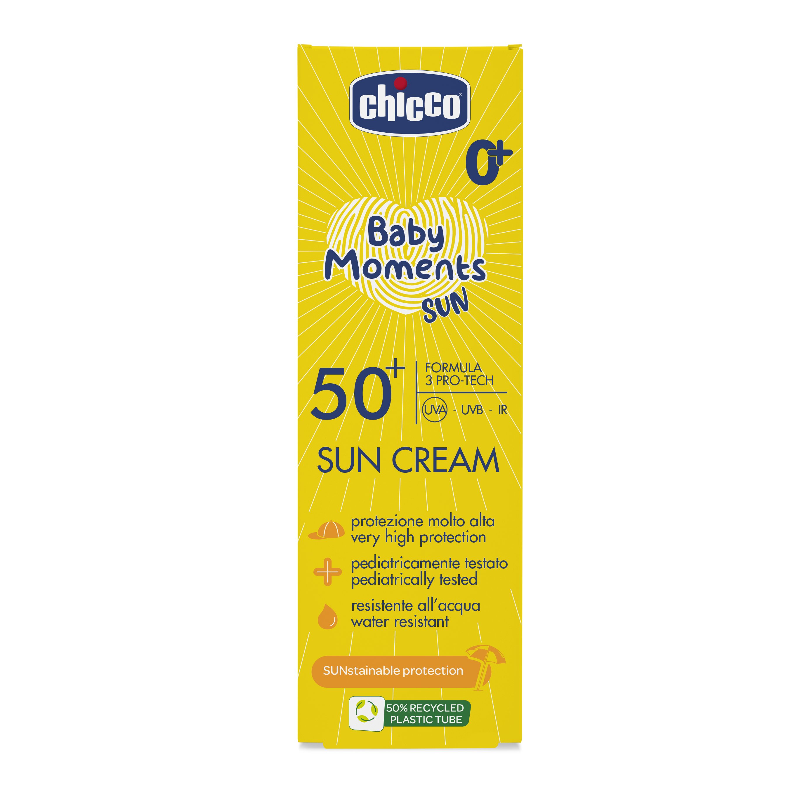 Крем солнцезащитный Chicco SPF50+ 75 мл - фото 2