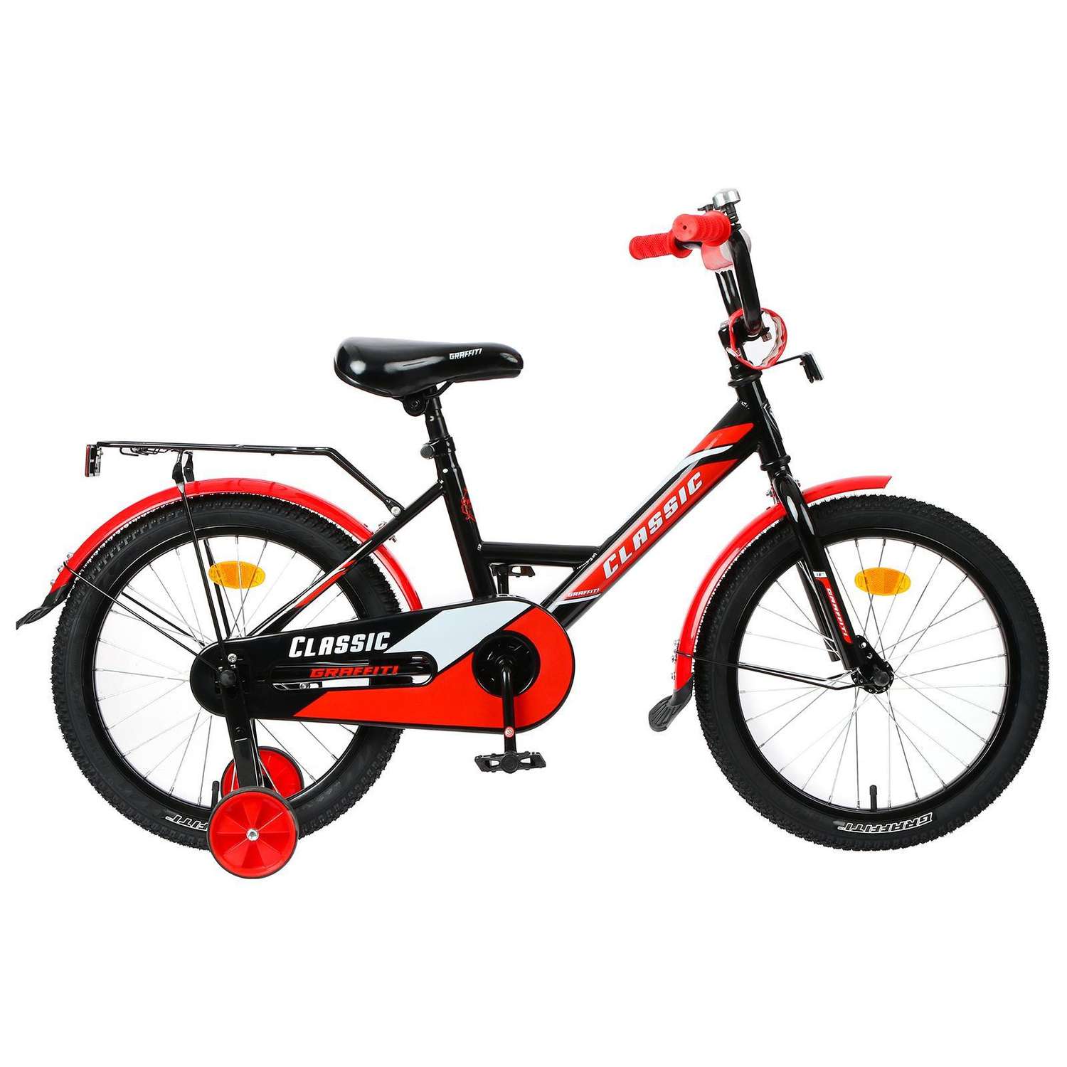 Велосипед GRAFFITI 20 Classic цвет черный/красный - фото 1