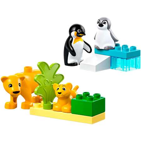 Конструктор детский LEGO Duplo Семейства диких животных