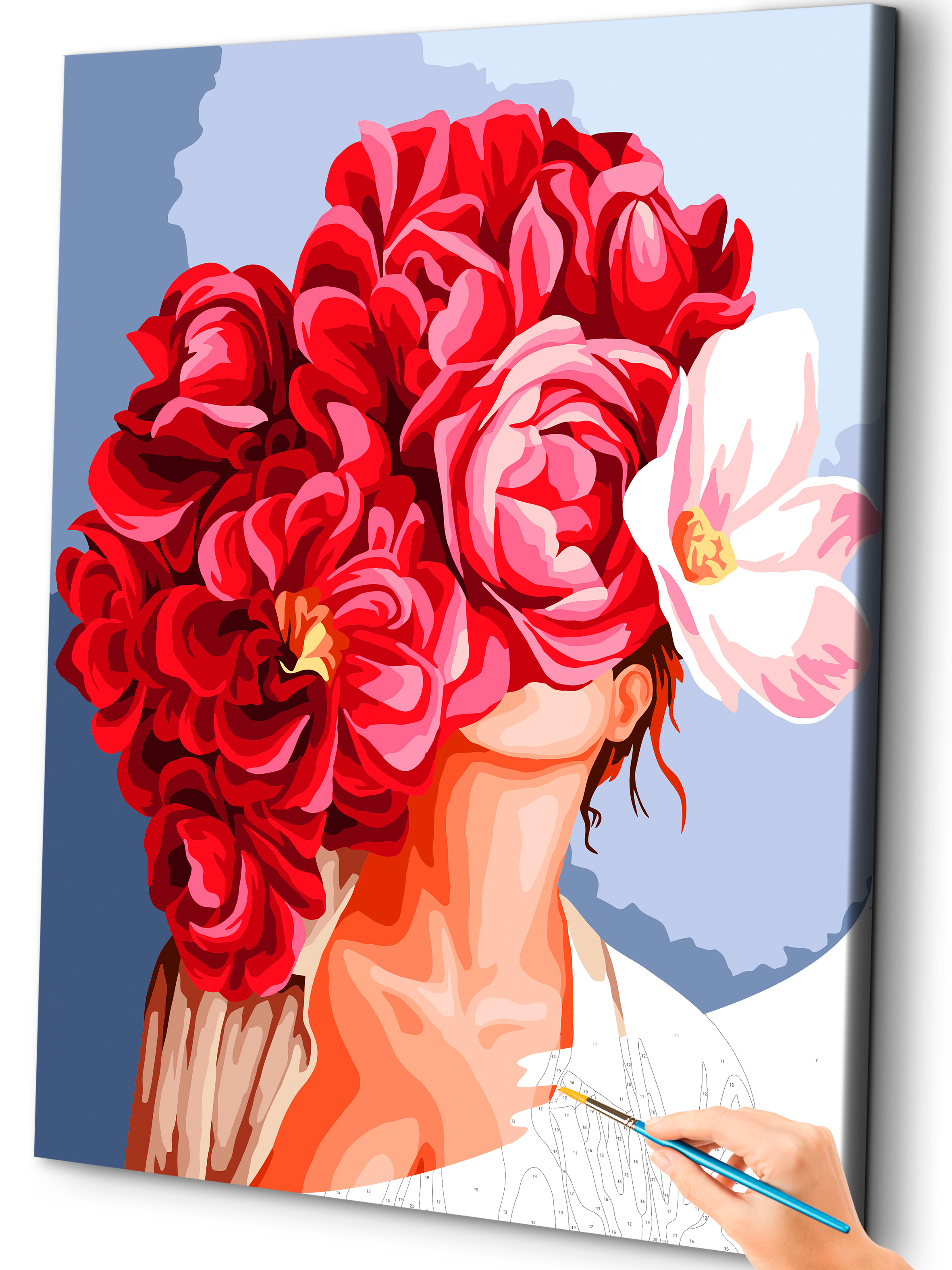 Картина по номерам Art sensation Шикарные цветы AR011 - фото 2