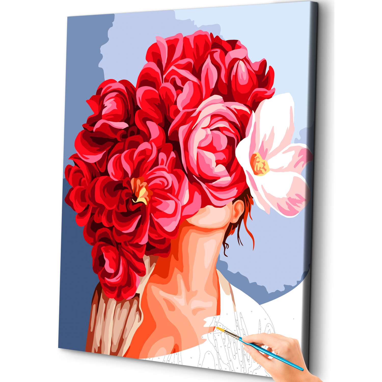 Картина по номерам ART and Relax Шикарные цветы AR011 купить по цене 595 ₽  в интернет-магазине Детский мир