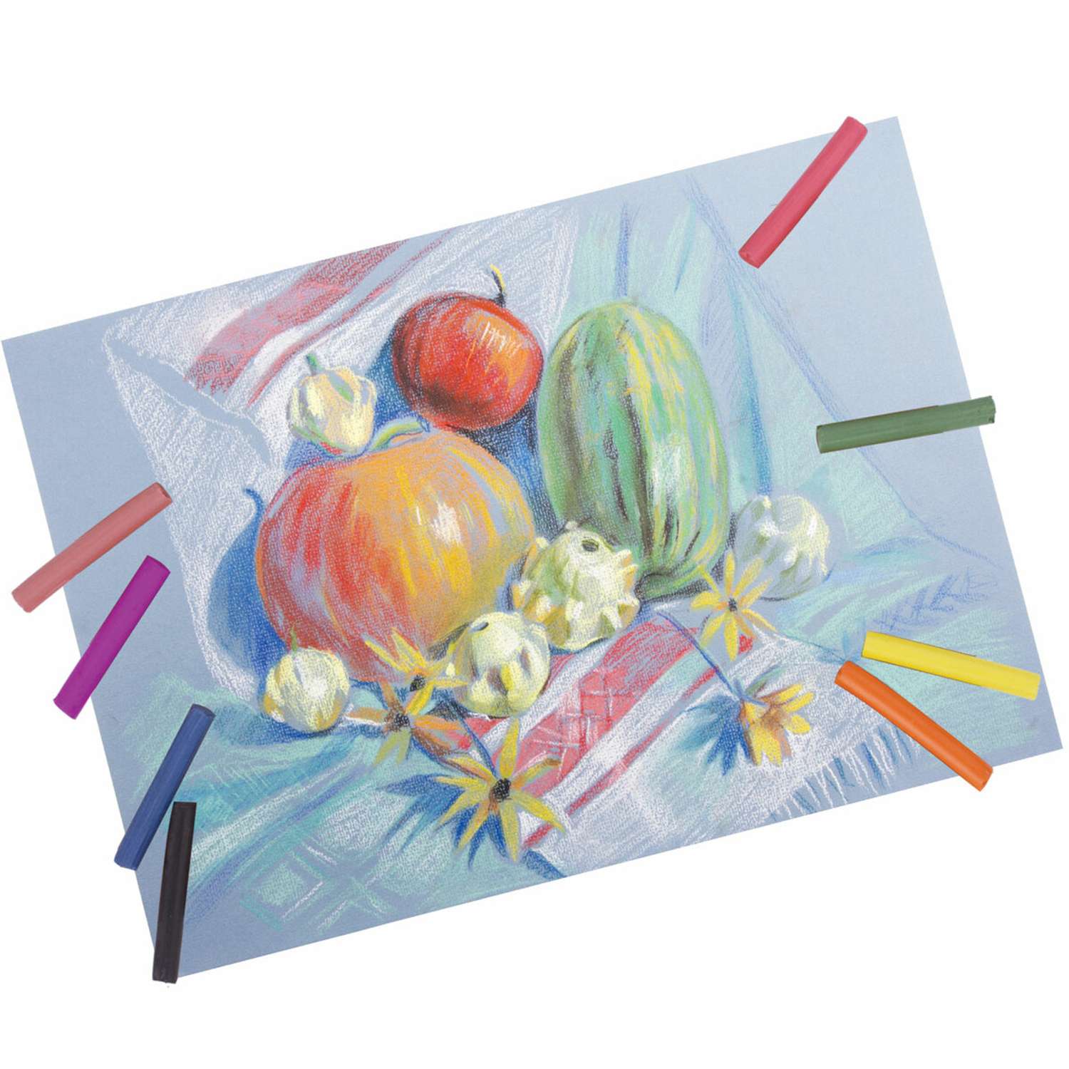 Пастель сухая Brauberg художественная Art Debut 18 цветов круглое сечение - фото 13