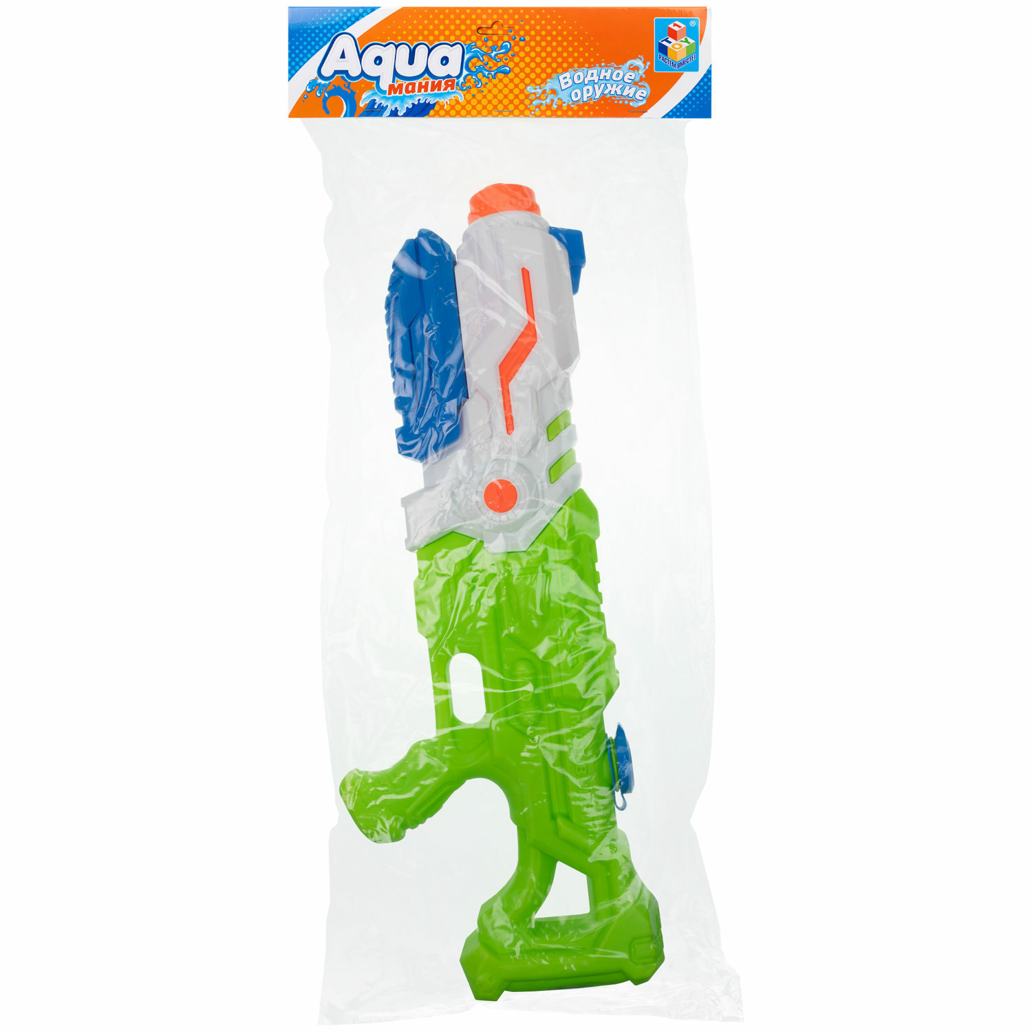 Водяной пистолет Аквамания 1TOY Бластер детское игрушечное оружие для мальчиков и девочек игрушки для улицы и ванны - фото 5