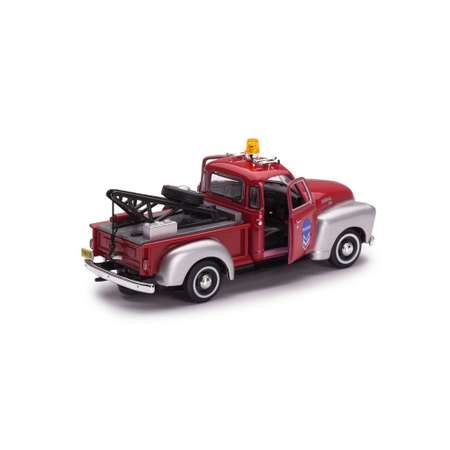 Мини-модель 1:43 CARARAMA Chevrolet C-3100 Pickup with tow металлическая красная