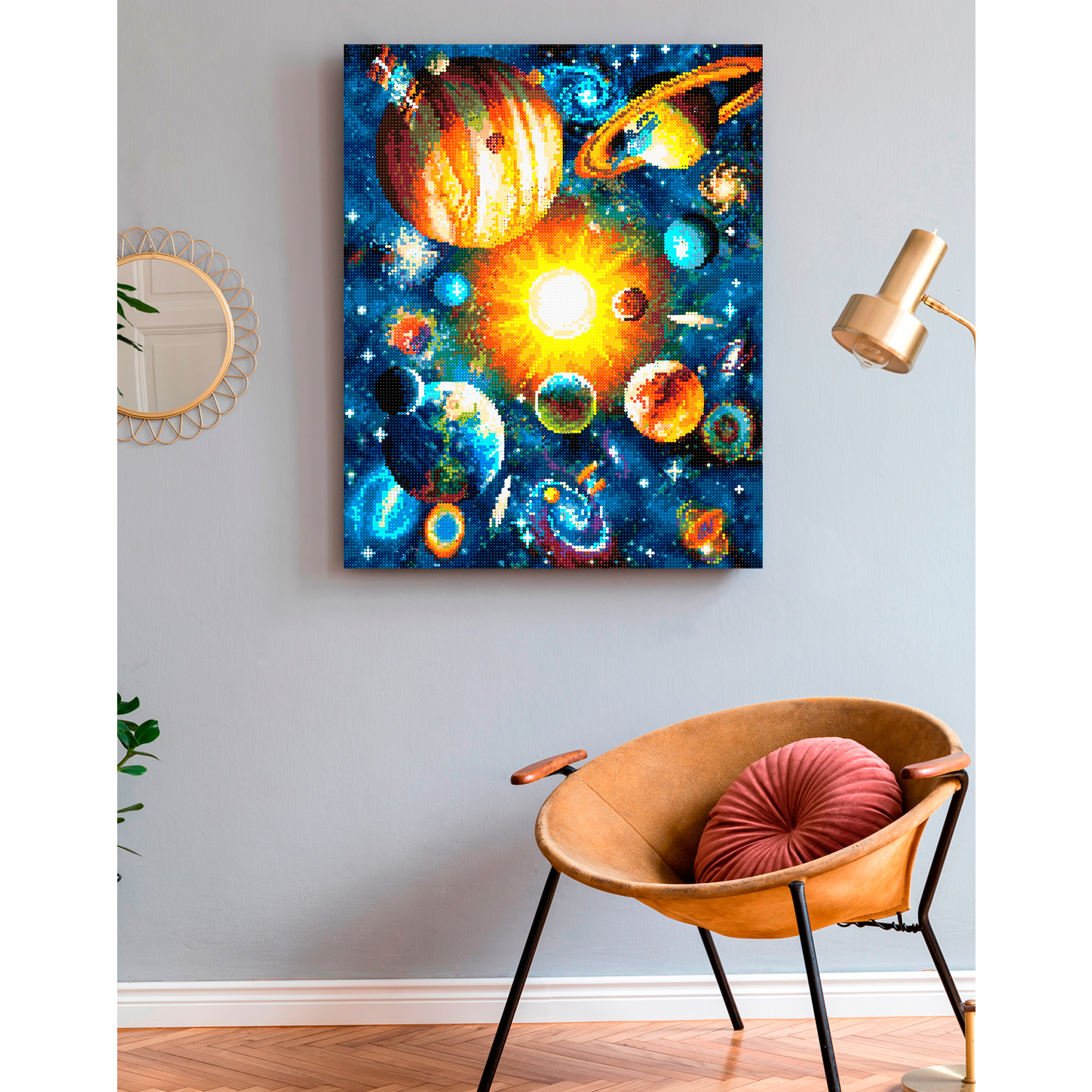 Алмазная мозаика Art on Canvas Космос холст на подрамнике 40х50 см купить  по цене 539 ₽ в интернет-магазине Детский мир